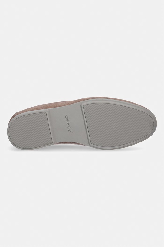 Calvin Klein mokasyny męskie zamszowe LOW PROF LOAFER SU HM0HM02081 beżowy