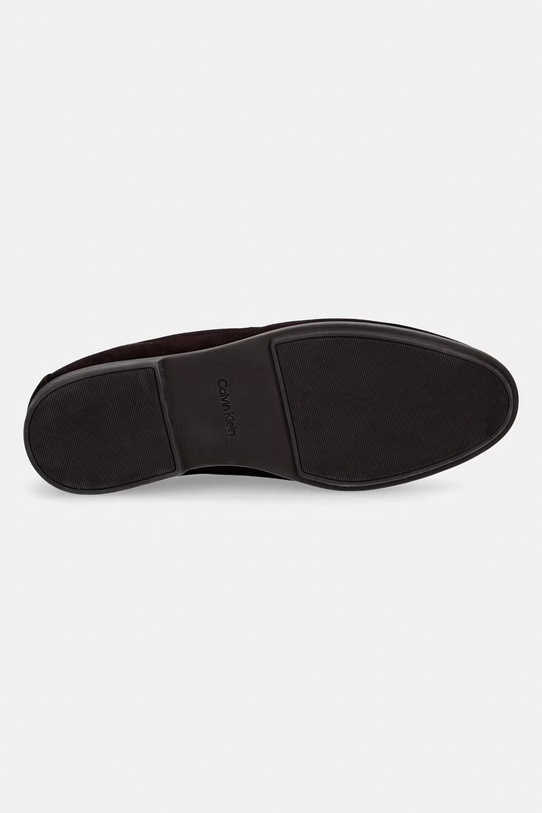 Calvin Klein mokasyny męskie zamszowe LOW PROF LOAFER SU HM0HM02081 brązowy