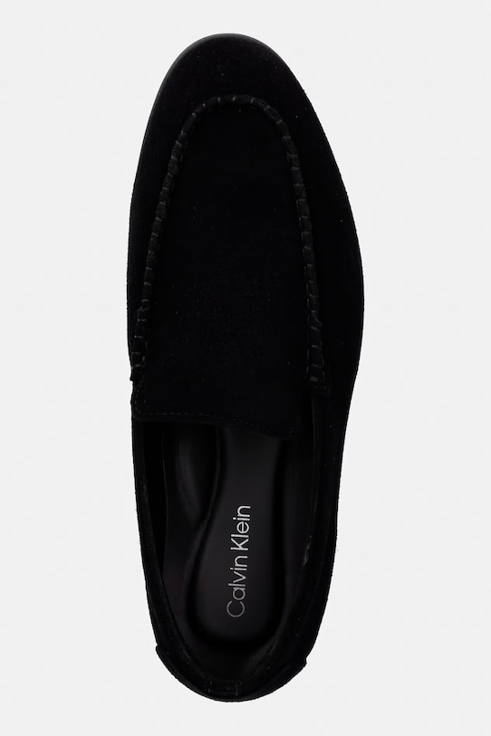 Calvin Klein mokasyny męskie zamszowe LOW PROF LOAFER SU czarny HM0HM02081