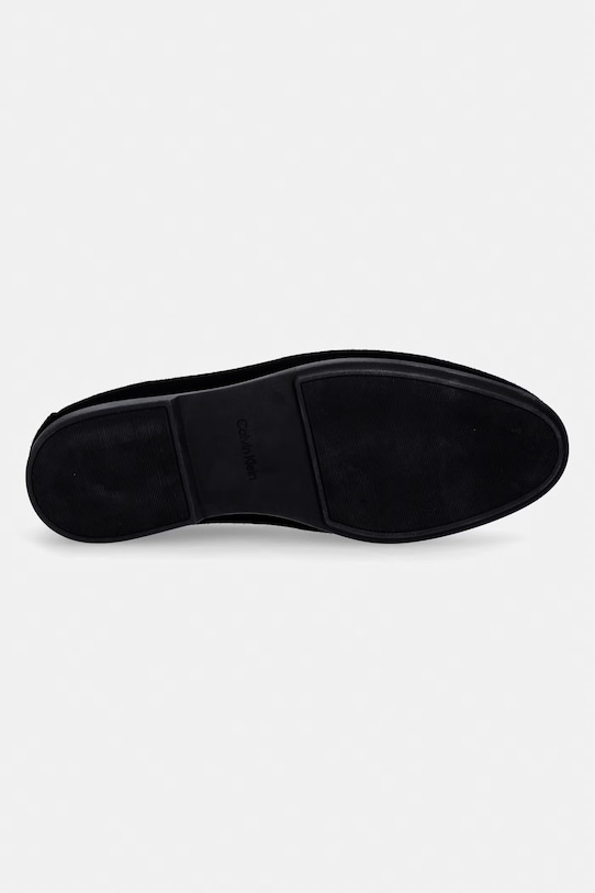 Calvin Klein mokasyny męskie zamszowe LOW PROF LOAFER SU HM0HM02081 czarny
