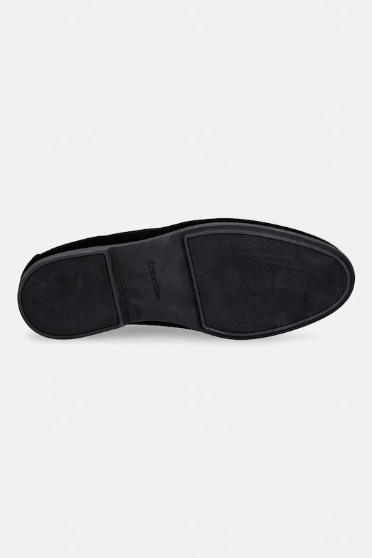 Calvin Klein mokasyny męskie zamszowe LOW PROF LOAFER SU HM0HM02081 czarny