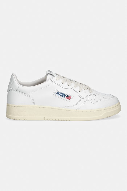 AUTRY sneakersy skórzane Medalist Low AULMLL15 biały AA00