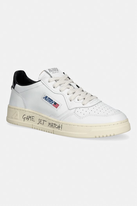 AUTRY sneakersy skórzane Medalist Low niska biały AULMML02