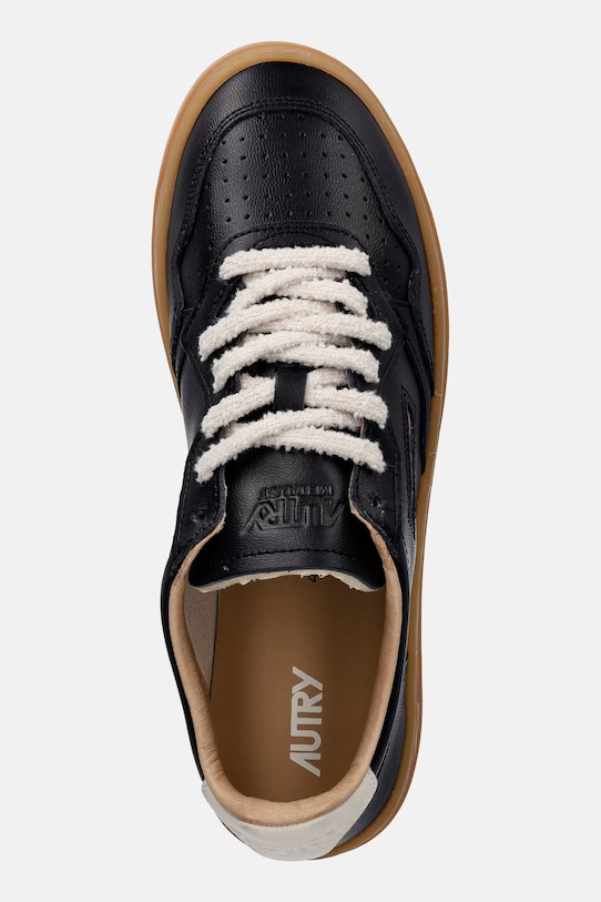 AUTRY Medalist Low sneakersy męskie skórzane czarny AULMBD04