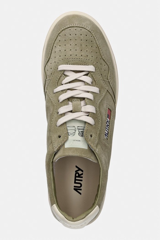AUTRY Medalist Low sneakersy męskie zamszowe zielony AULMUH09