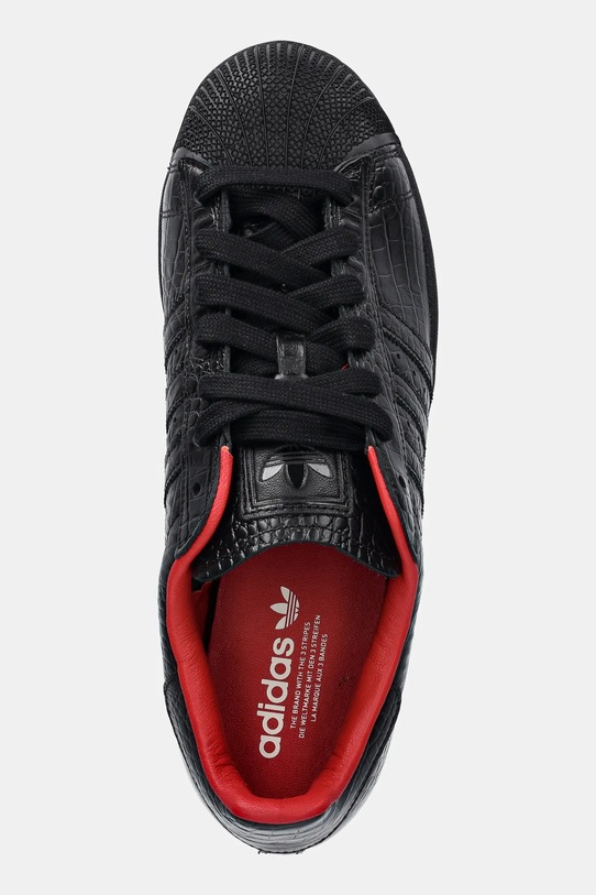 adidas Originals sneakersy skórzane Superstar II czarny IH9310