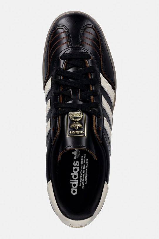 adidas Originals sneakersy skórzane Gazelle Indoor czarny IH9679