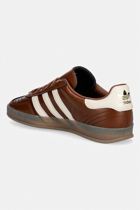 Obuwie adidas Originals sneakersy skórzane Gazelle Indoor IH9680 brązowy