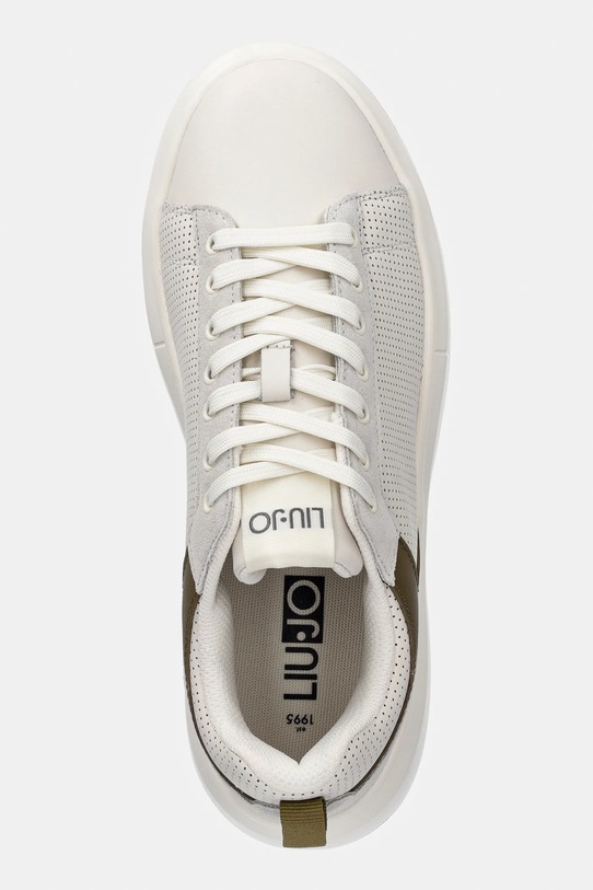 Liu Jo sneakers din piele BIG 05 bej 7B6001PX355S4011