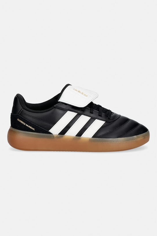 adidas sneakersy skórzane Barreda Mundial HQ2351 czarny SS26