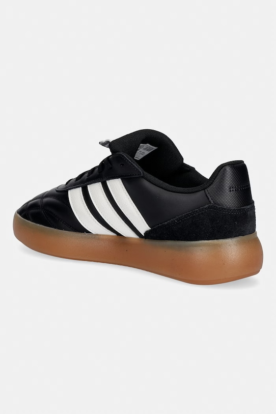 Obuwie adidas sneakersy skórzane Barreda Mundial HQ2351 czarny