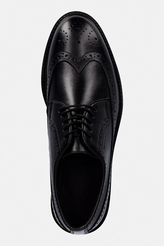 Gant oksfordy męskie skórzane Bidford czarny 32631190.G00