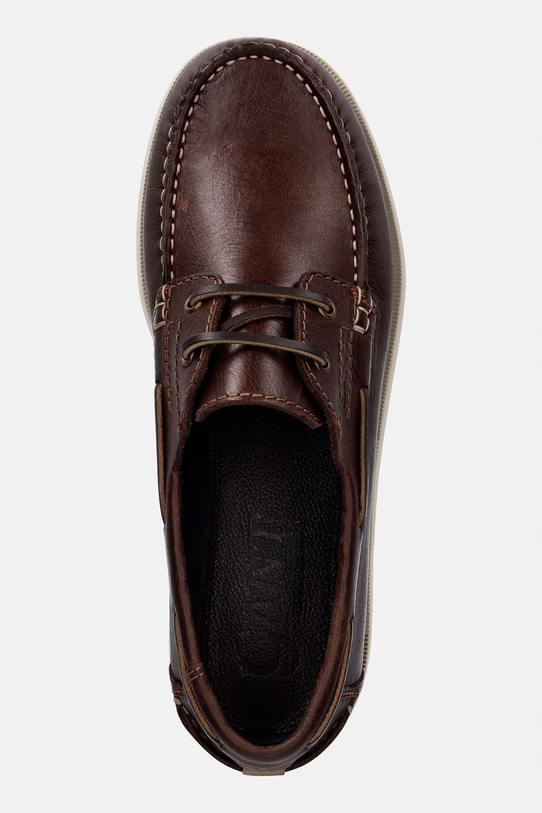 Gant mokasyny męskie skórzane Yardport brązowy 32631282.G420