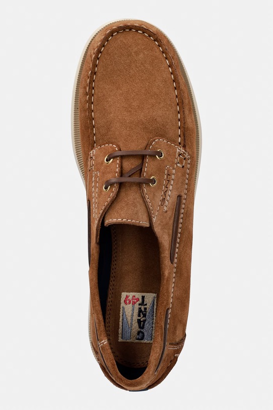 Gant mokasyny męskie zamszowe Yardport brązowy 32633304.G146