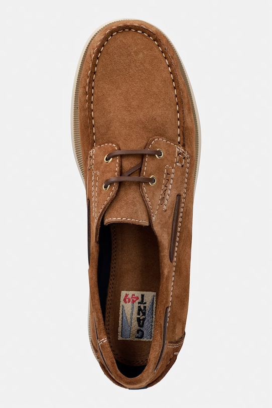 Gant mokasyny męskie zamszowe Yardport brązowy 32633304.G146