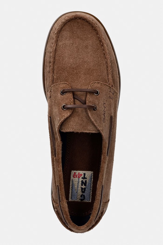 Gant mokasyny męskie zamszowe Yardport brązowy 32633304.G45