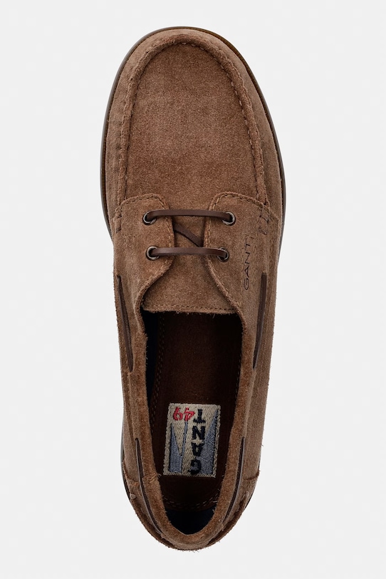 Gant mokasyny męskie zamszowe Yardport brązowy 32633304.G45