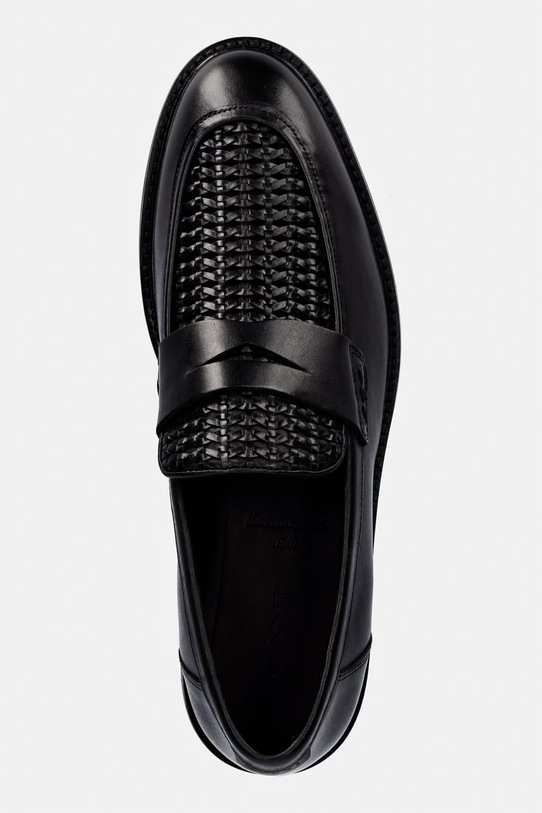 Gant mokasyny męskie skórzane Lozham czarny 32671224.G00