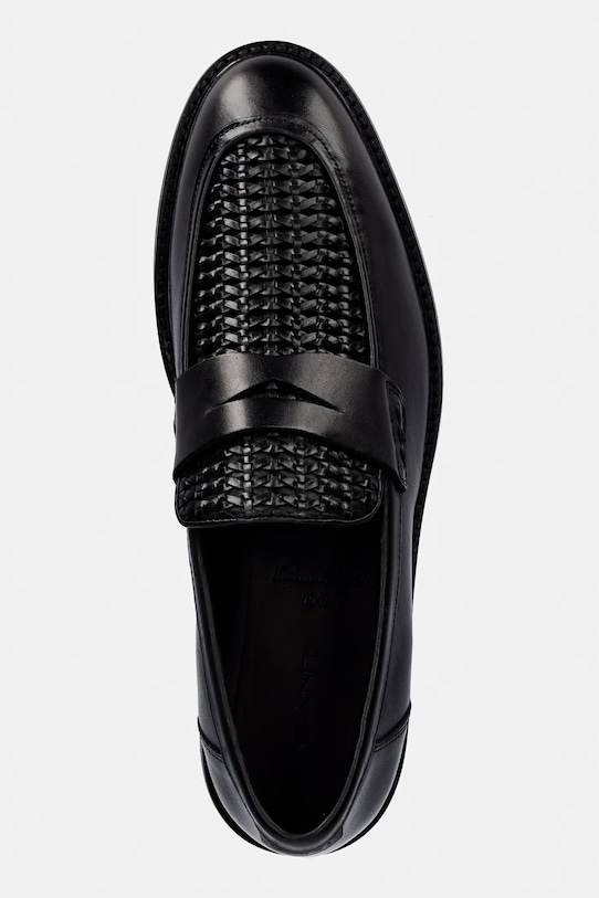 Gant mokasyny męskie skórzane Lozham czarny 32671224.G00