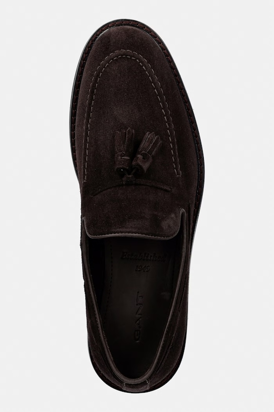Gant mokasyny męskie zamszowe Lozham brązowy 32673221.G46