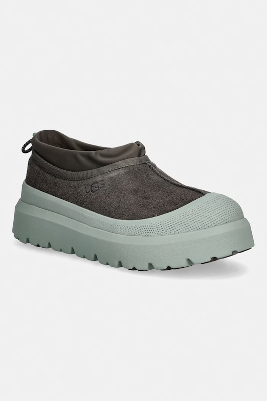 UGG śniegowce zamszowe M Tasman Weather Hybrid ocieplane brązowy 1144096.DHK