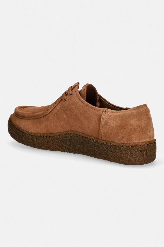 Παπούτσια Μοκασίνια σουέτ Camper Peu Terreno K101099.002 καφέ