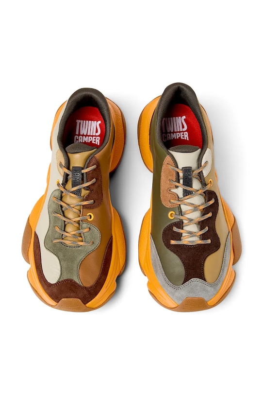 Sneakers Camper TWS K101068.012 καφέ SS26