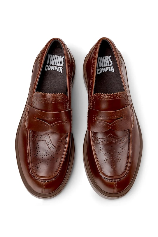 Camper mocasini de piele TWS piele maro K101088.002