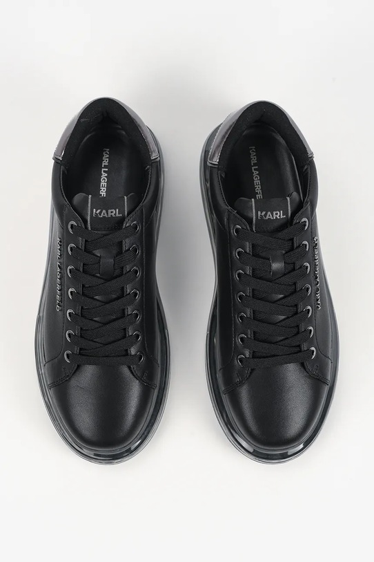 Karl Lagerfeld sneakersy skórzane KAPRI KUSHION czarny KL52626A.007