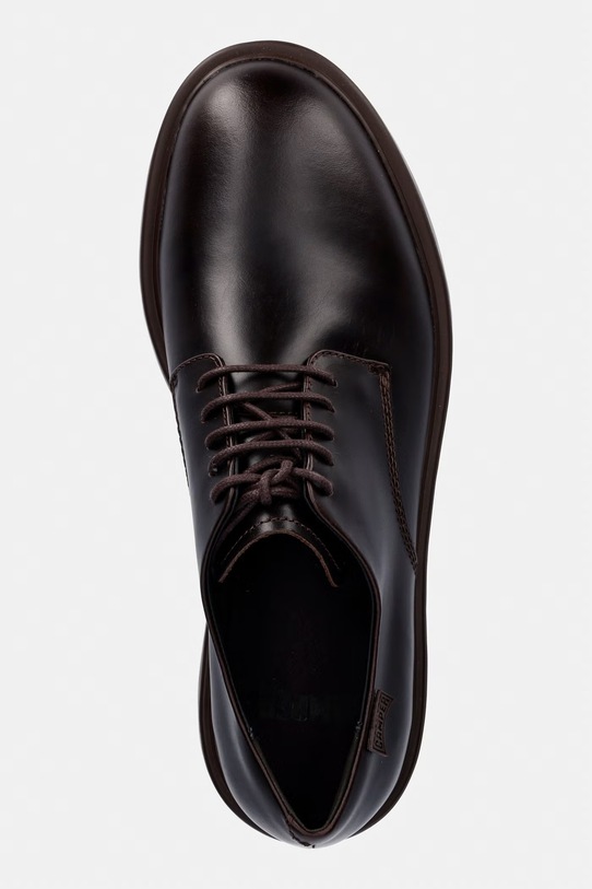 Кожени половинки обувки Camper Dean кафяв K100979.002