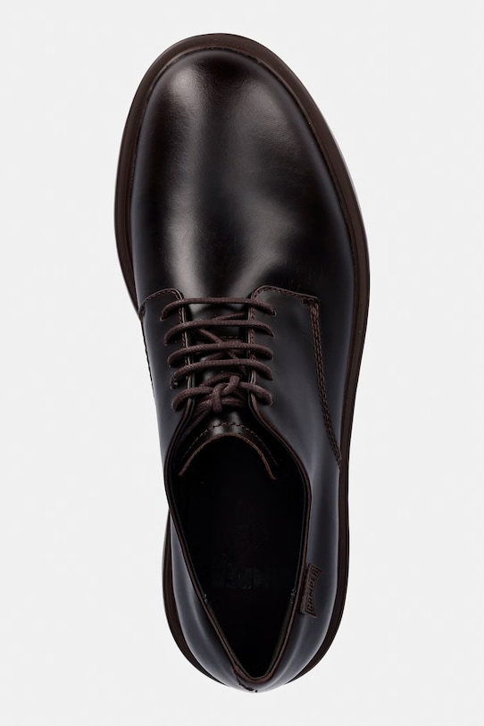 Кожени половинки обувки Camper Dean кафяв K100979.002