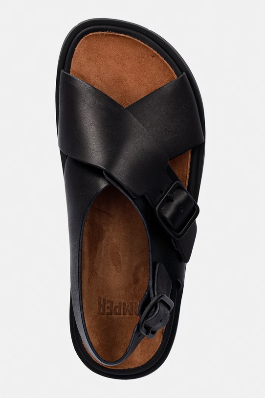 Camper sandały skórzane Lluc Sandal czarny K101093.004