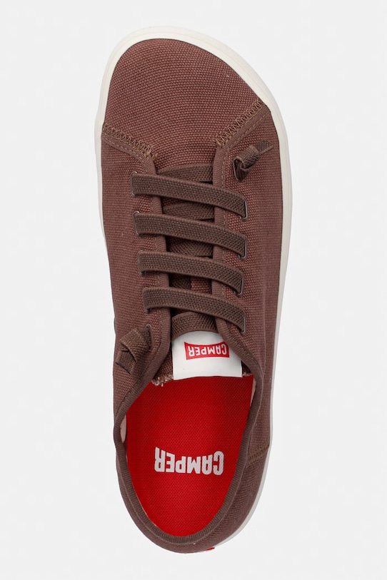 Πάνινα παπούτσια Camper Peu Rambla II καφέ K101095.002