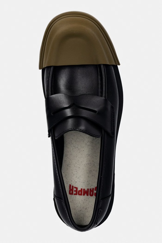 Camper mokasíny pánske kožené Junction čierna K100956.009