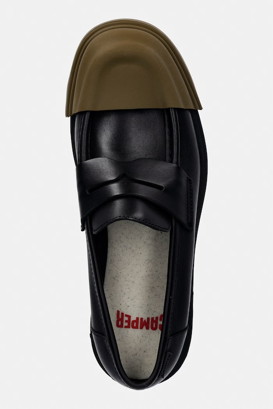 Camper mokasíny pánske kožené Junction čierna K100956.009