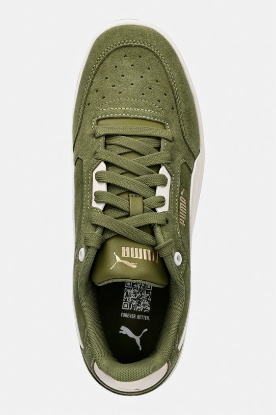 Puma sneakersy zamszowe Shuffle Downtown zielony 402597