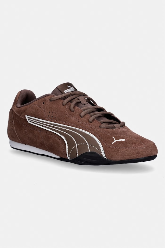 Σουέτ sneakers Puma CATCH δέρμα σαμουά καφέ 402681