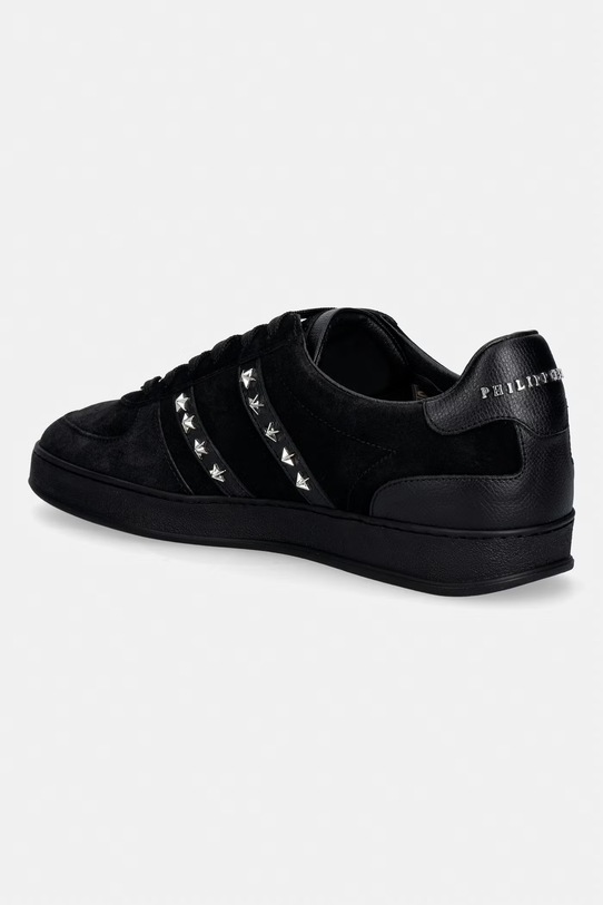 Obuća Tenisice od brušene kože Philipp Plein Low-Top Retro Rebel USC0911.PLE009N.0202 crna