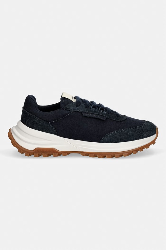 Emporio Armani кроссовки для мужчин из замши EM005746.AF25311.UB101 тёмно-синий SS26