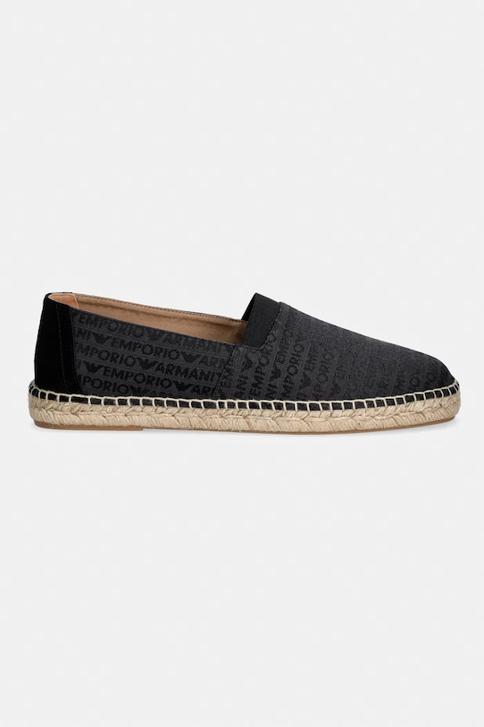 Emporio Armani espadryle damskie EM005853.AF25529.MC012 czarny SS26