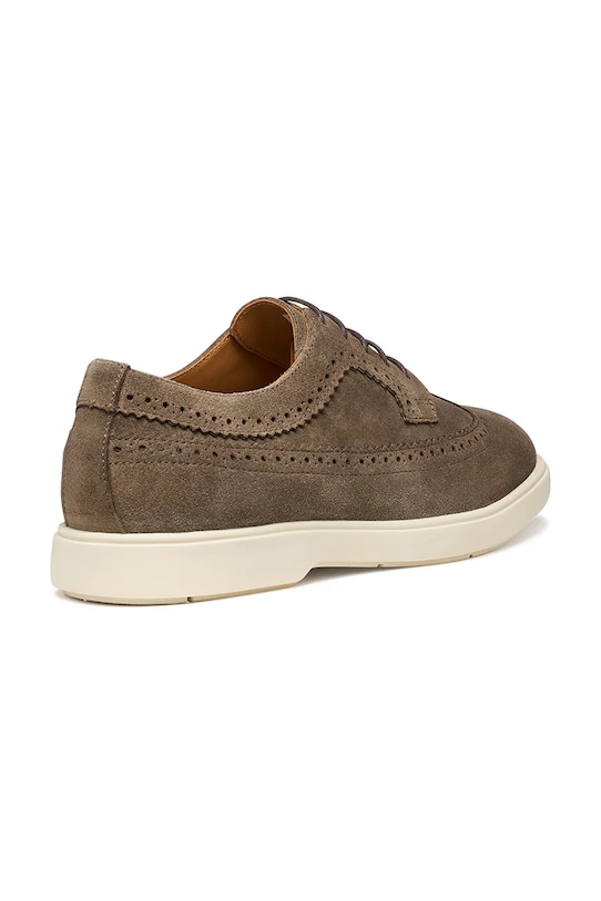 Obuwie Geox półbuty zamszowe U SPHERICA EC17 U55LAE00020C1018 brązowy