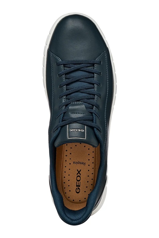 Kožené tenisky Geox U FLEXTRIDE PLUS U65MAA0009BC4002 námořnická modř