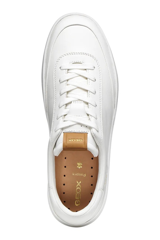 Kožené tenisky Geox U DYNAMIA U65MZA00085C1000 bílá