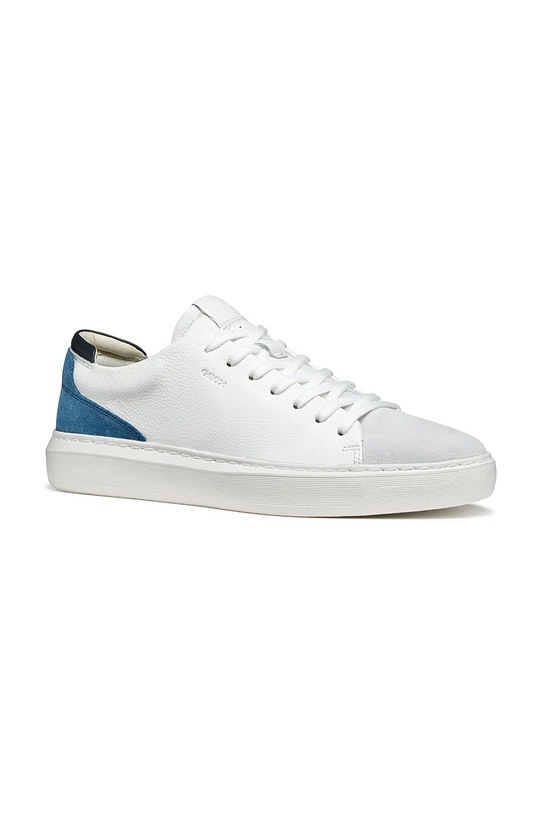 Δερμάτινα sneakers Geox U DEIVEN U655WA04722C0006 λευκό SS26