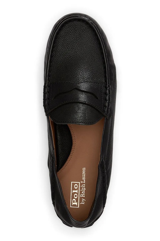 Obuwie Polo Ralph Lauren mokasyny męskie skórzane Anders Collp 803P07633001.001 czarny