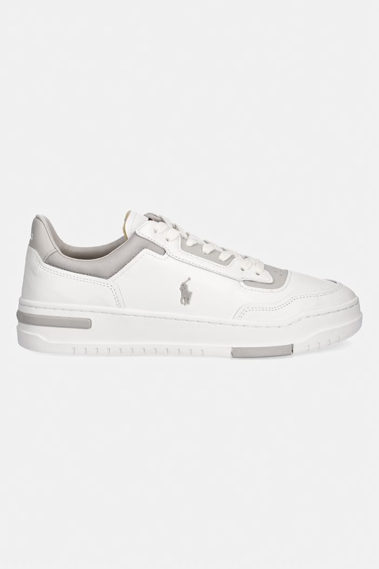 Polo Ralph Lauren sneakersy skórzane Kenmare 809P07528004.100 biały SS26