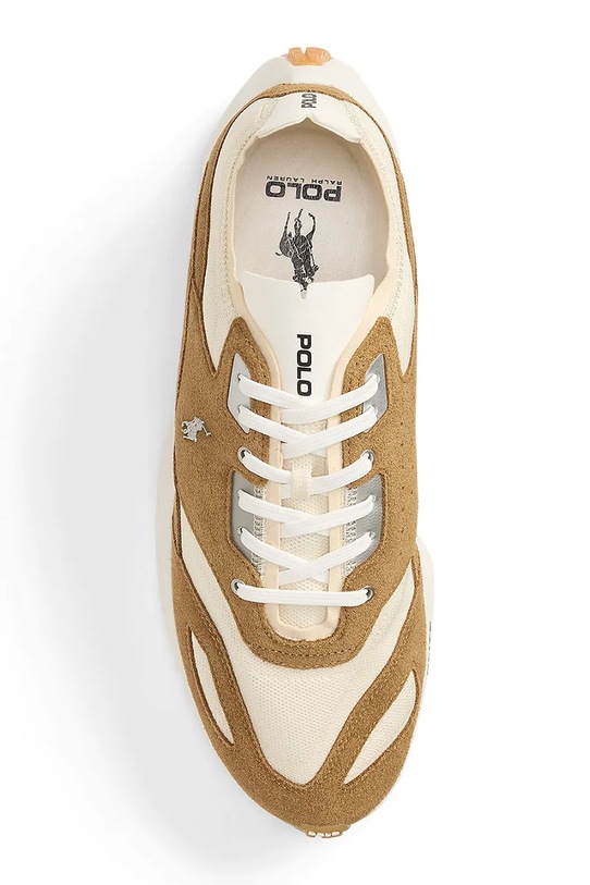 Obuwie Polo Ralph Lauren Boerum Knit sneakersy męskie zamszowe 809P11047001.260 brązowy