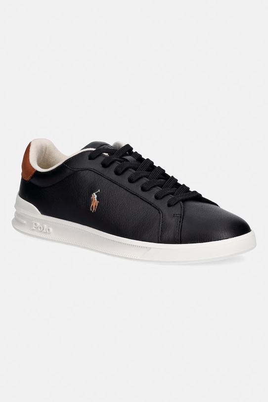 Δερμάτινα sneakers Polo Ralph Lauren Hrt Crt II άλλο μαύρο 809P07159001.001