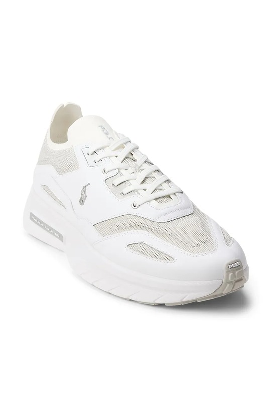 Polo Ralph Lauren Boerum Knit sneakersy męskie skórzane 809P07533001.100 biały SS26