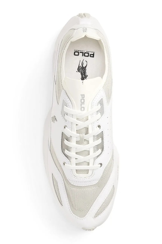 Obuwie Polo Ralph Lauren Boerum Knit sneakersy męskie skórzane 809P07533001.100 biały